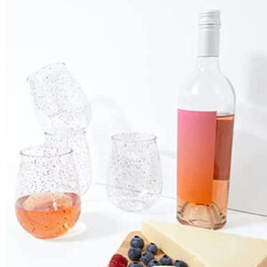 ban.do Stemless‎ Wine Glasses, Set of 4